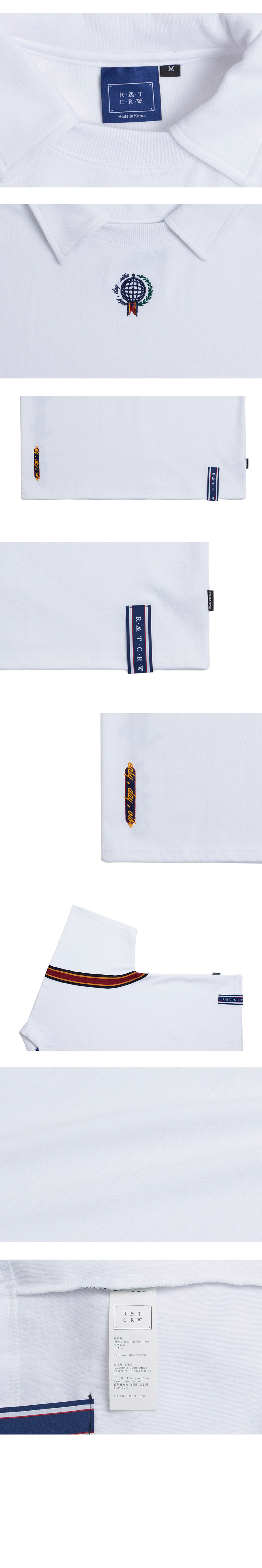 ロゴポイントカラー半袖Tシャツ(ホワイト) | 詳細画像5