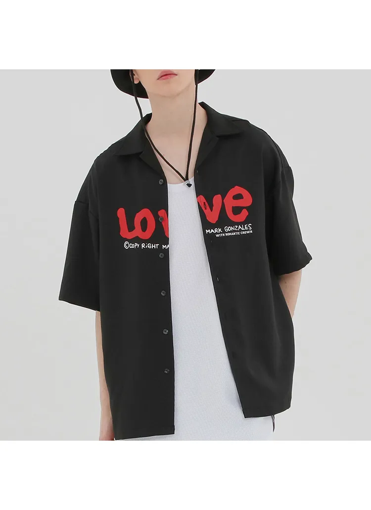 LOVEコラボロゴシャツ(ブラック) | 詳細画像1