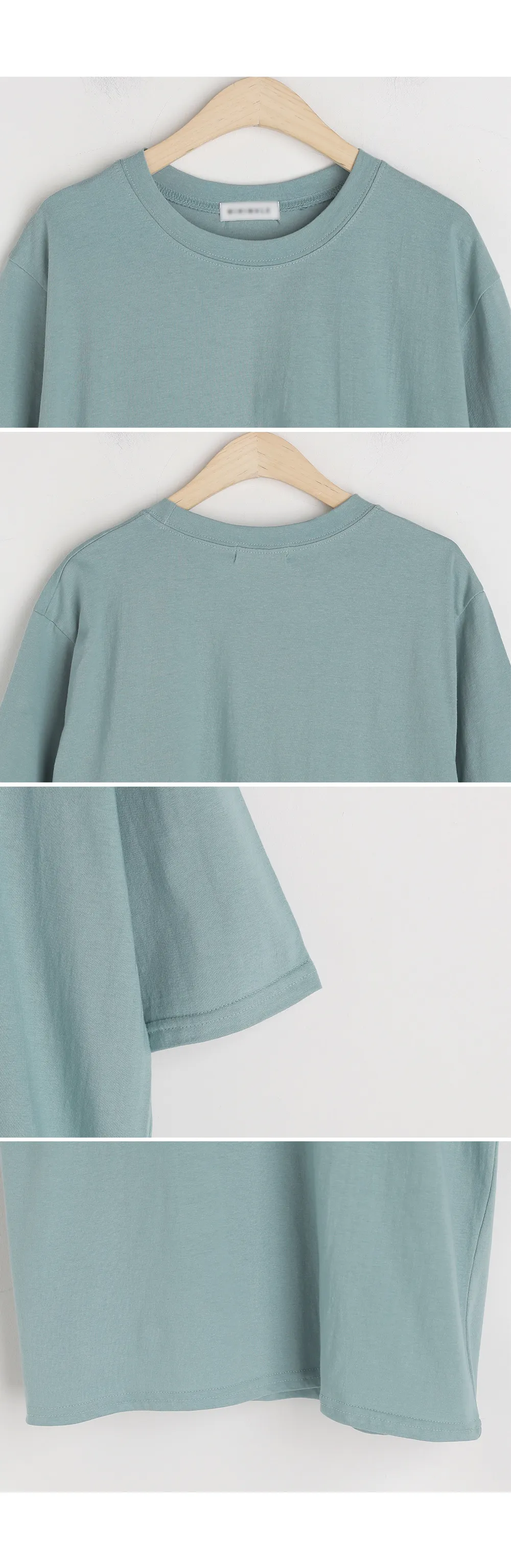 ディープカラーハーフスリーブTシャツ・全4色 | DHOLIC | 詳細画像5