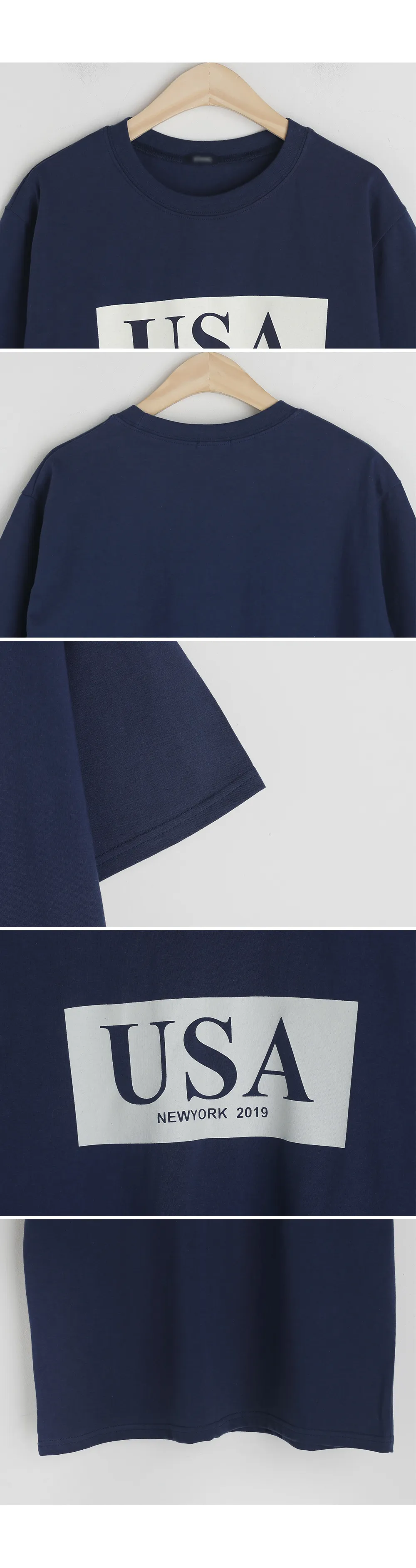 USAプリントTシャツ・全2色 | DHOLIC | 詳細画像8