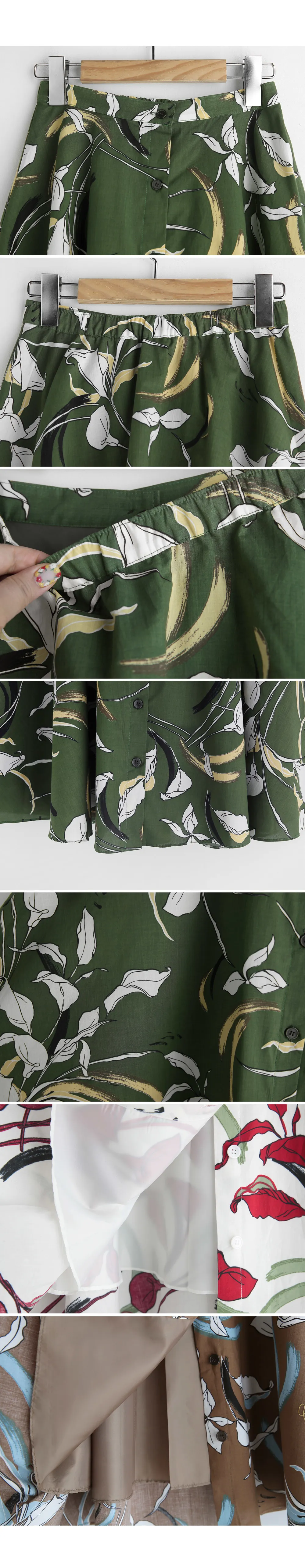ボタンプリントスカート・全3色 | DHOLIC PLUS | 詳細画像6