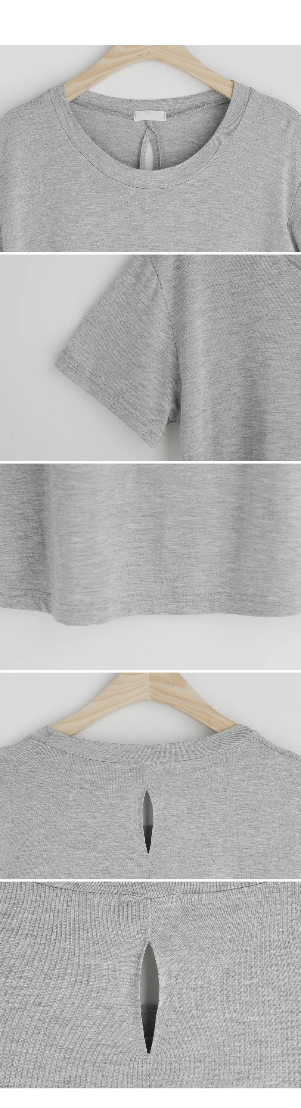 バックスリットポイントTシャツ・全3色 | DHOLIC PLUS | 詳細画像6