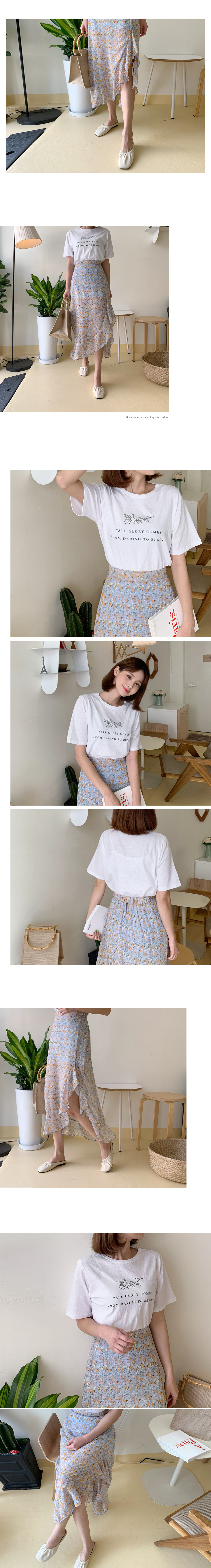 レタリングプリントTシャツ・全4色 | DHOLIC | 詳細画像3