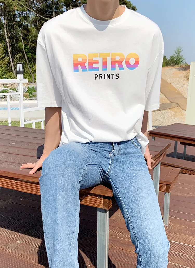 カラフルRetroロゴTシャツ | 詳細画像1