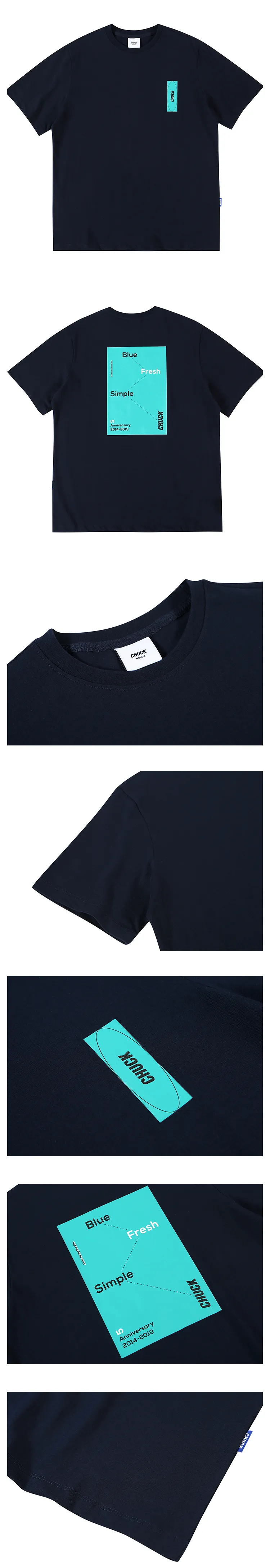 バックポスターTシャツ(ネイビー) | 詳細画像4