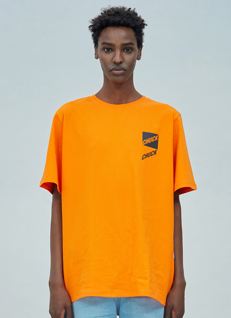 スラントロゴTシャツ(オレンジ) | 詳細画像1