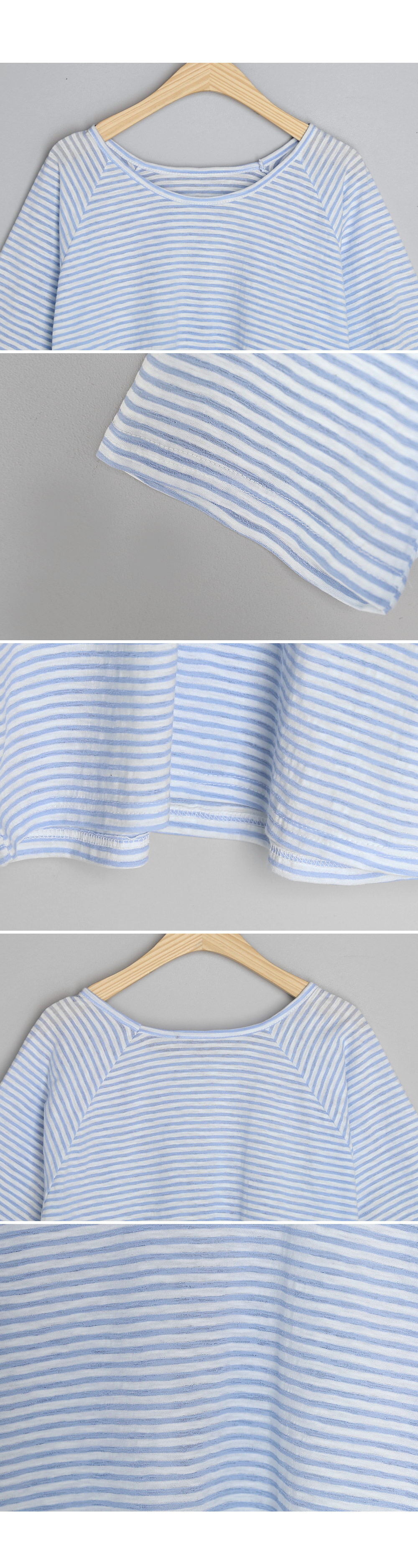 ラグランスリーブボーダーTシャツ・全4色 | DHOLIC | 詳細画像6