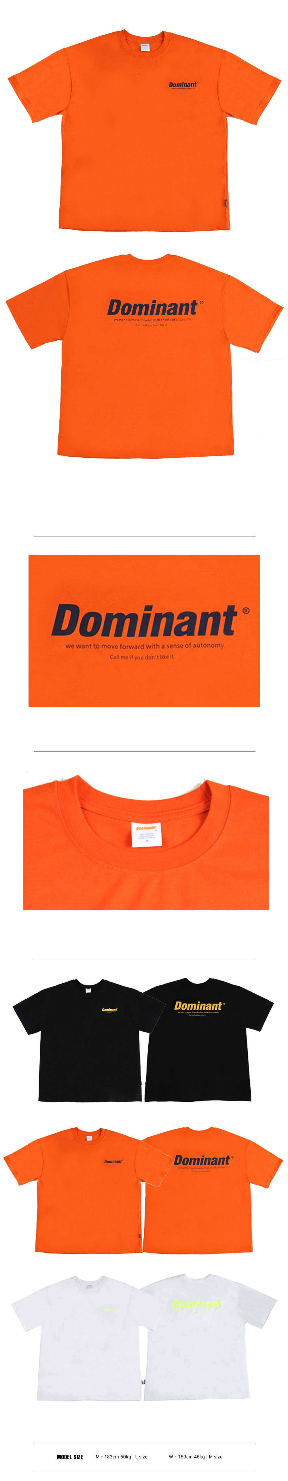 オーバーサイズショートスリーブロゴTシャツ(オレンジ) | 詳細画像5
