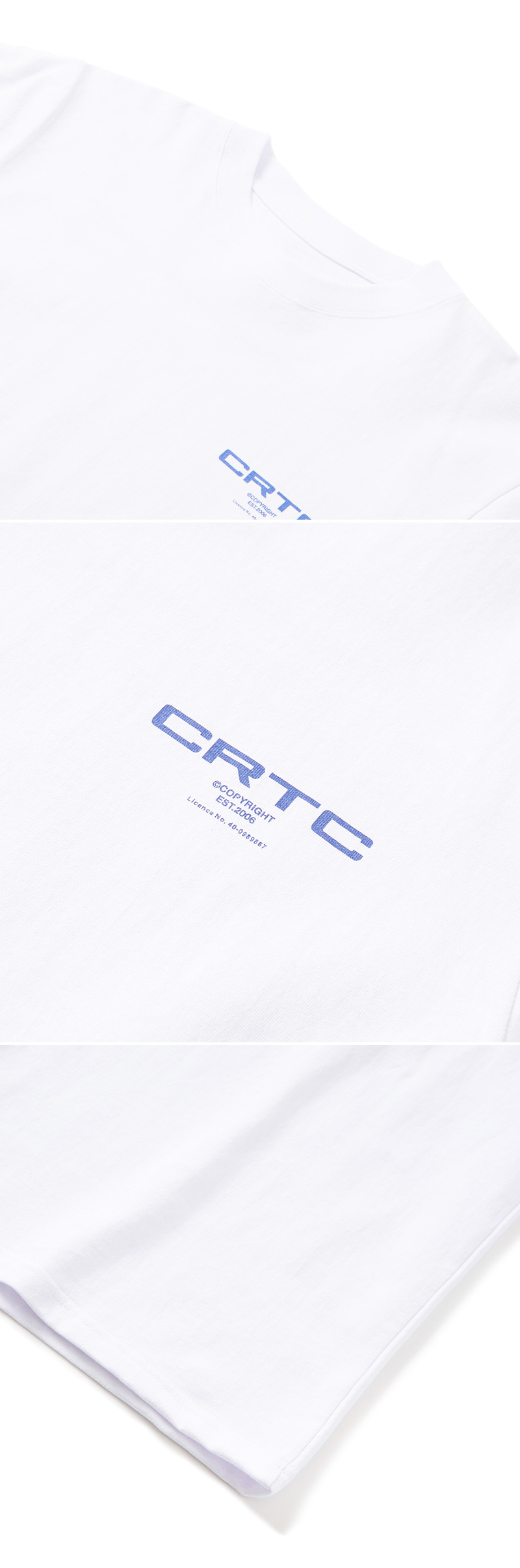 CRTCバックロゴTシャツ(ホワイト) | 詳細画像5