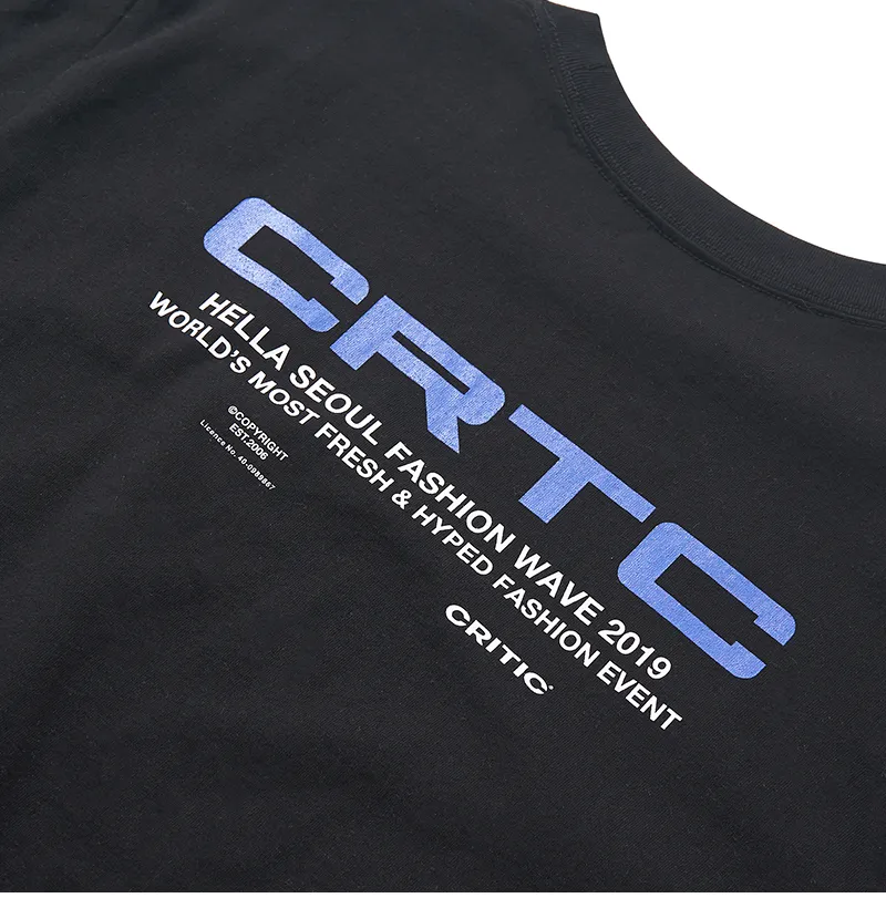 CRTCバックロゴTシャツ(ブラック) | 詳細画像8