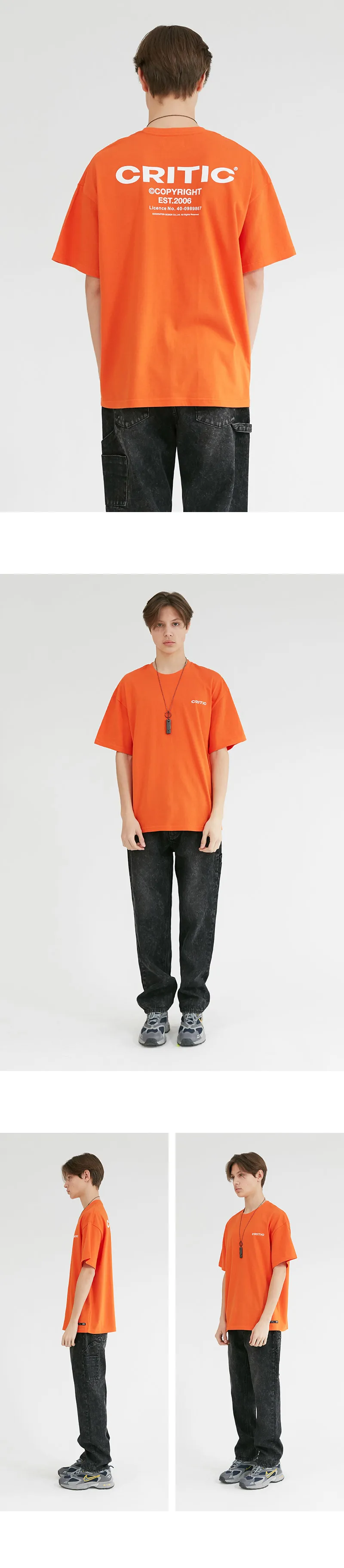 バックサイドロゴTシャツ(オレンジ) | 詳細画像2