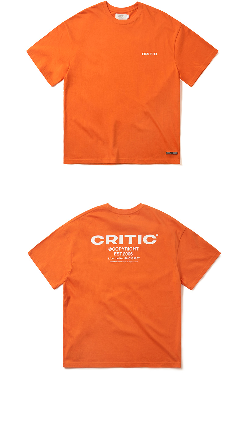 バックサイドロゴTシャツ(オレンジ) | 詳細画像4