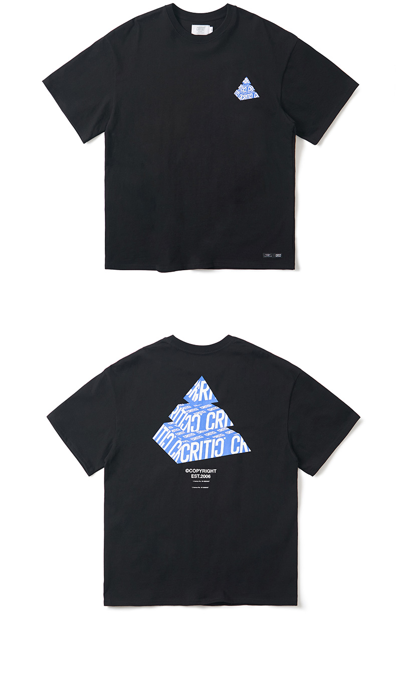 ピラミッドロゴTシャツ(ブラック) | 詳細画像4