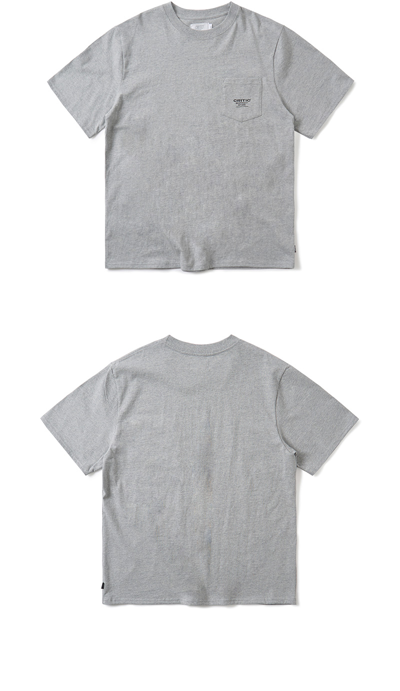 ロゴポケットTシャツ(ミックスグレー) | 詳細画像4