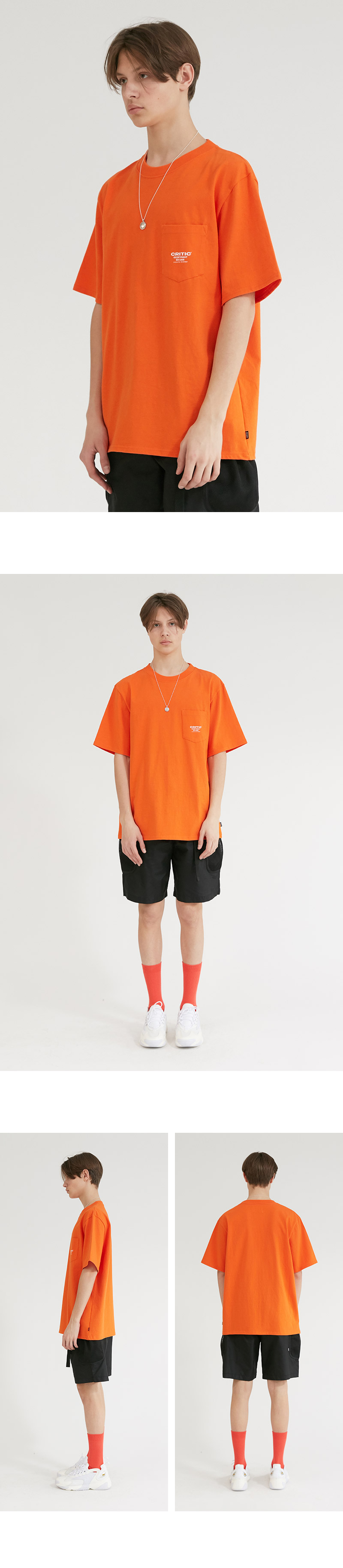ロゴポケットTシャツ(オレンジ) | 詳細画像2