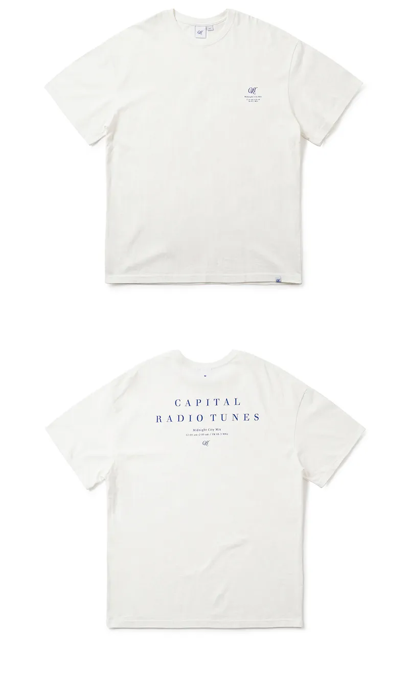 CRTレタリングTシャツ(ホワイト) | 詳細画像3