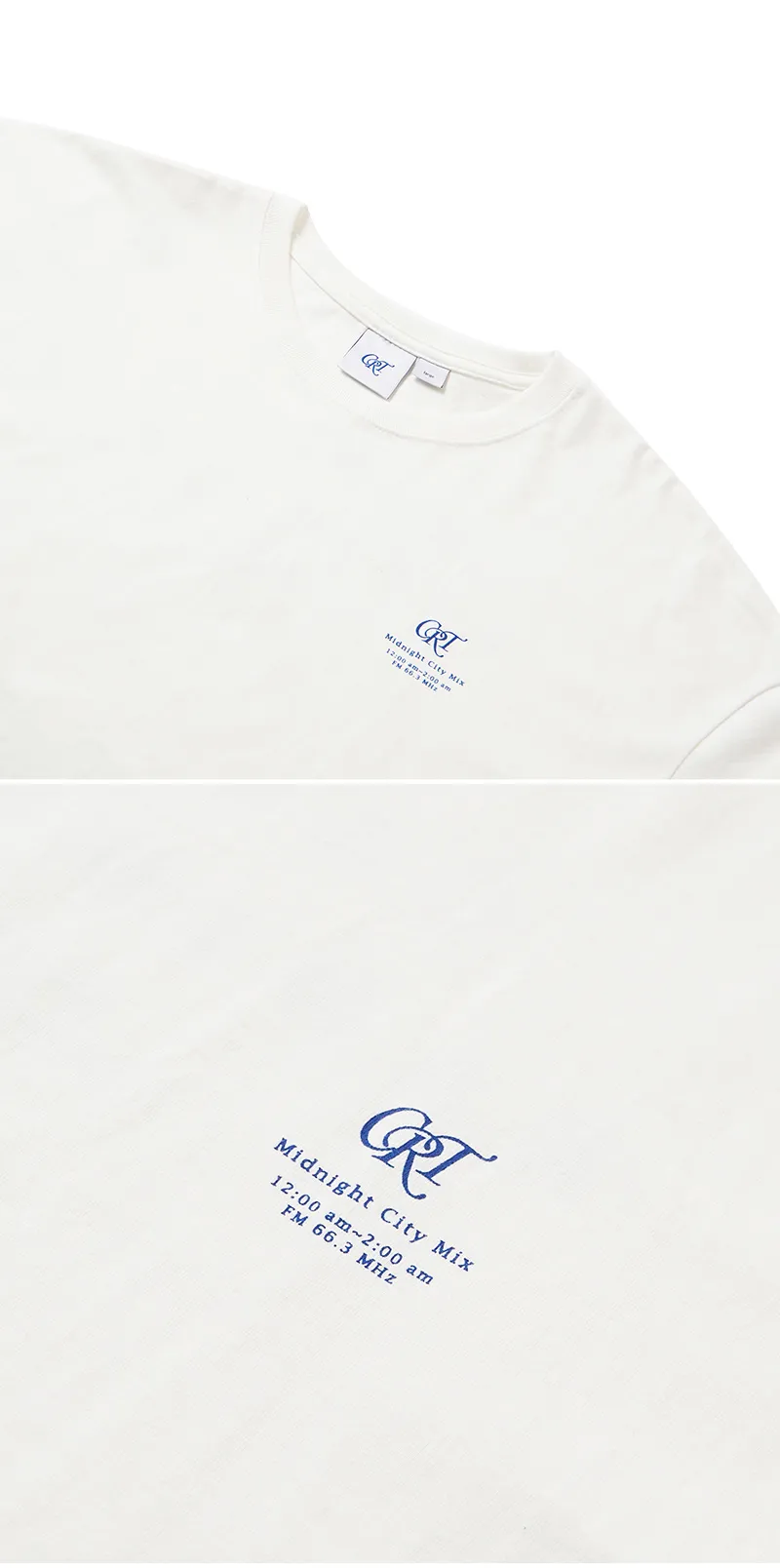 CRTレタリングTシャツ(ホワイト) | 詳細画像4