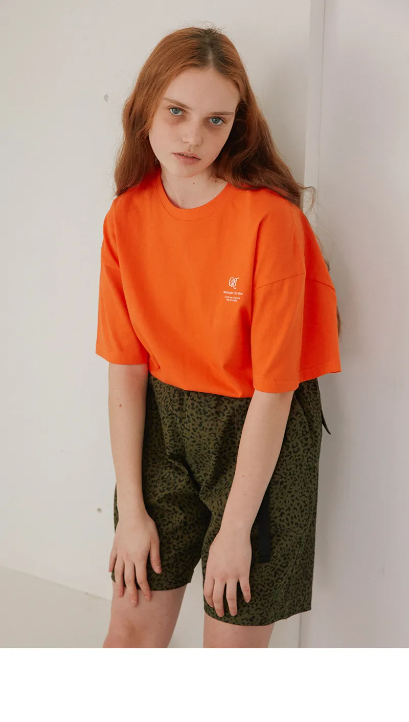 CRTレタリングTシャツ(オレンジ) | 詳細画像9