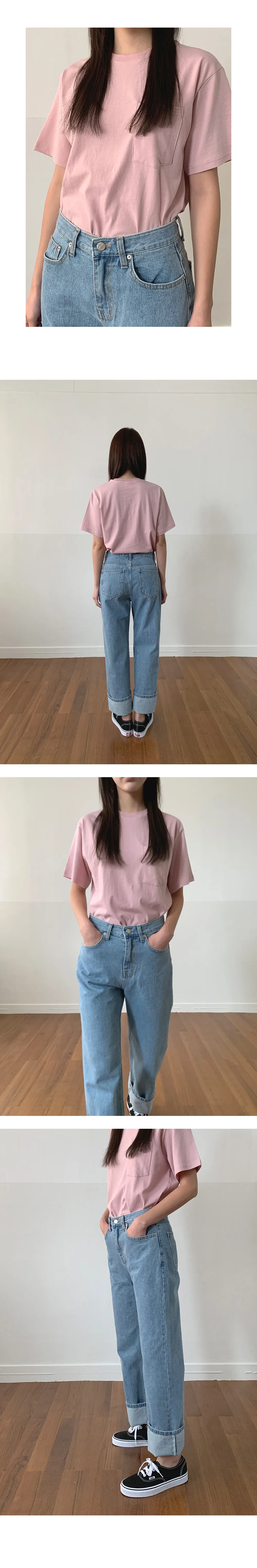 コットンポケットTシャツ(ピンク) | 詳細画像3