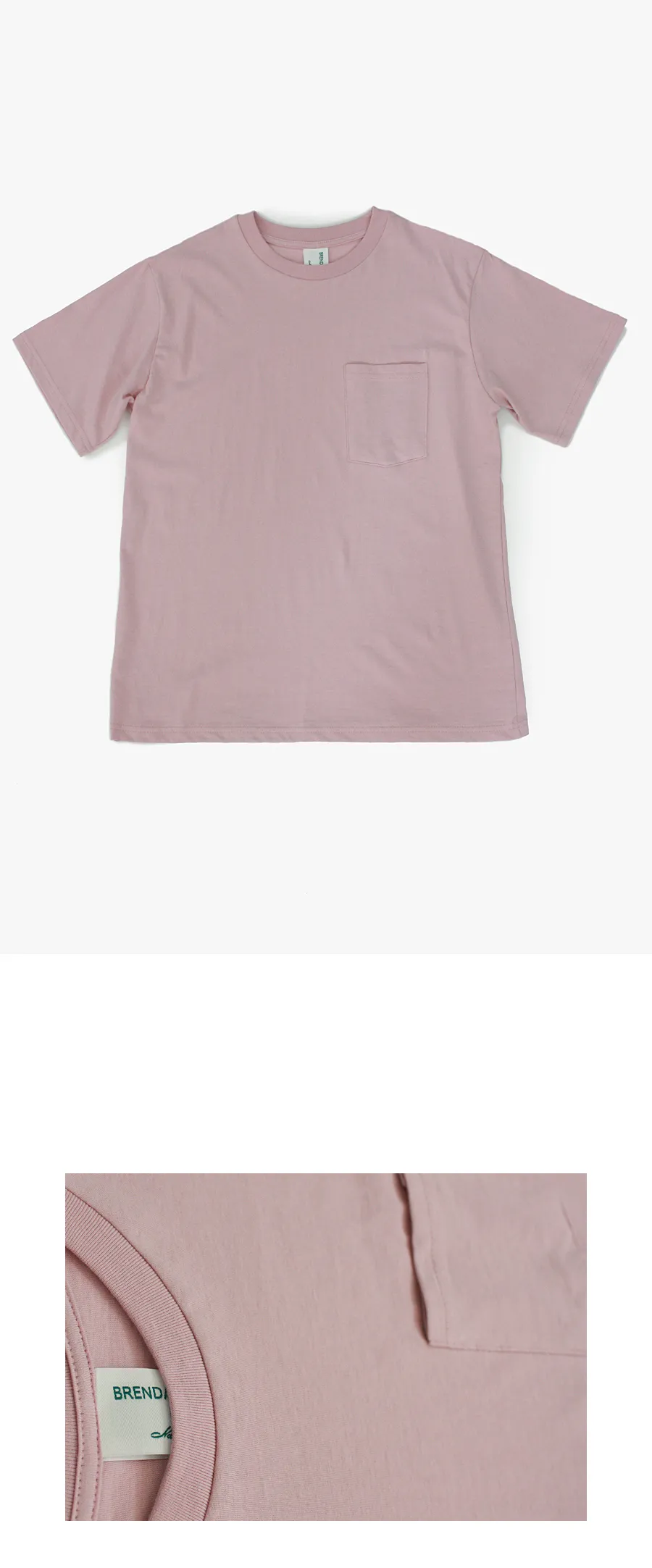 コットンポケットTシャツ(ピンク) | 詳細画像4
