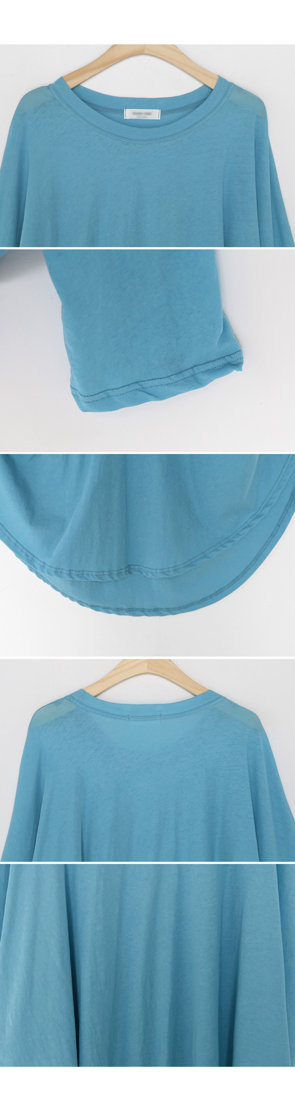 アンバランスラウンドヘムルーズTシャツ・全3色 | DHOLIC | 詳細画像6