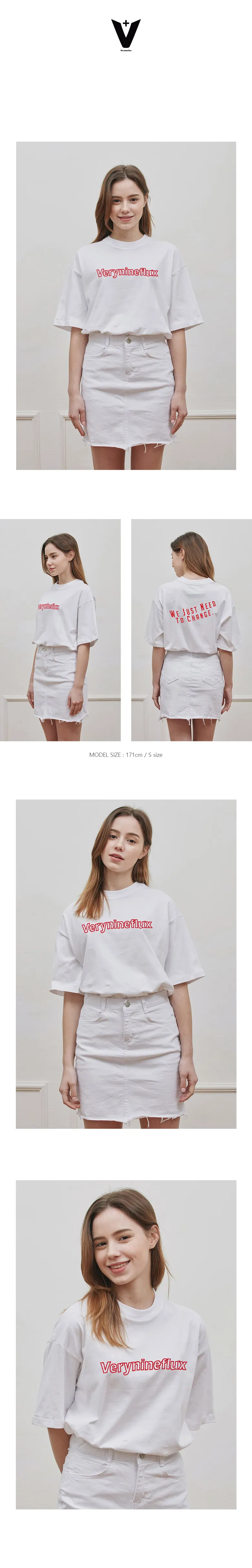 ダイアゴナルTシャツ(ホワイト) | 詳細画像2