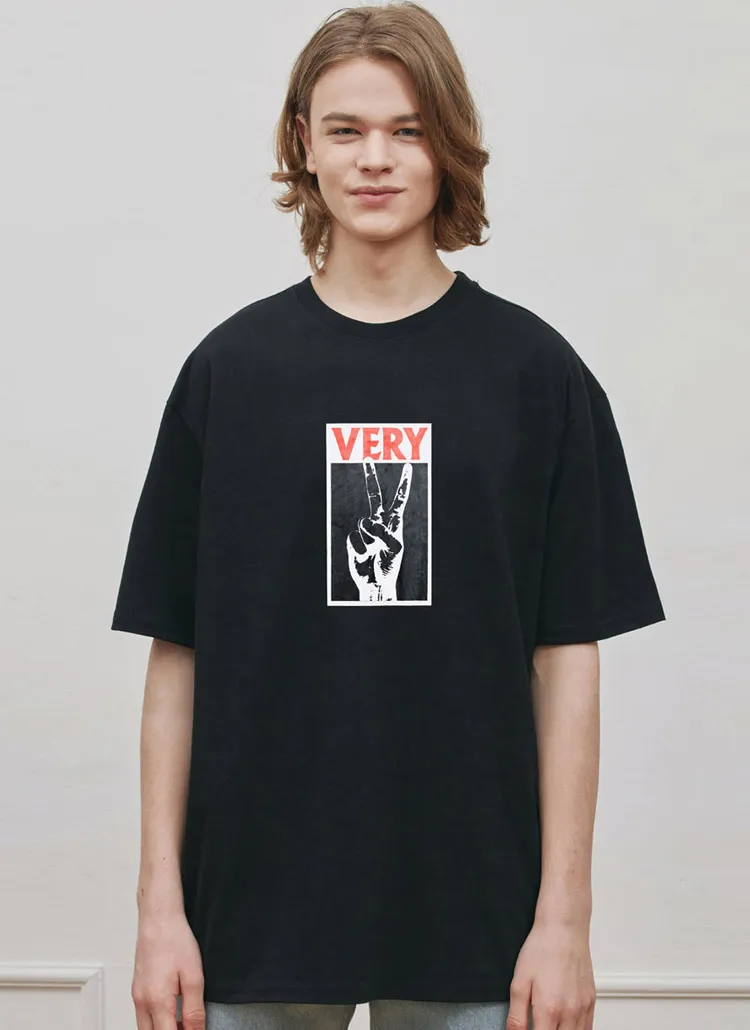 ビクトリーVERYロゴTシャツ(ブラック) | 詳細画像1
