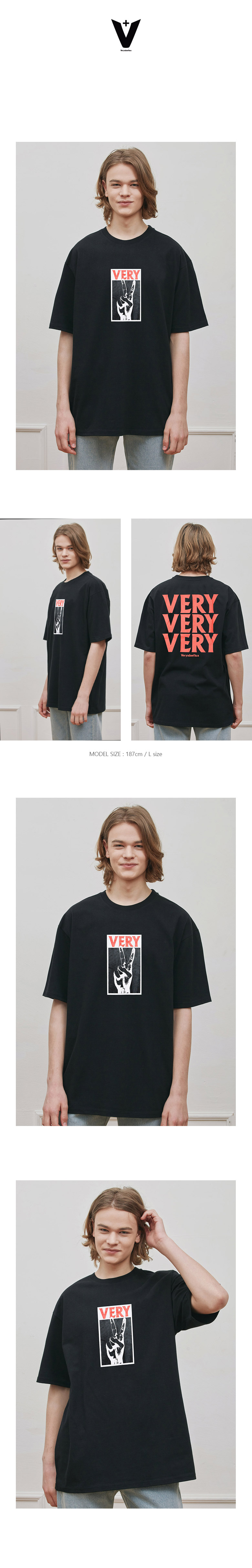 ビクトリーVERYロゴTシャツ(ブラック) | 詳細画像2