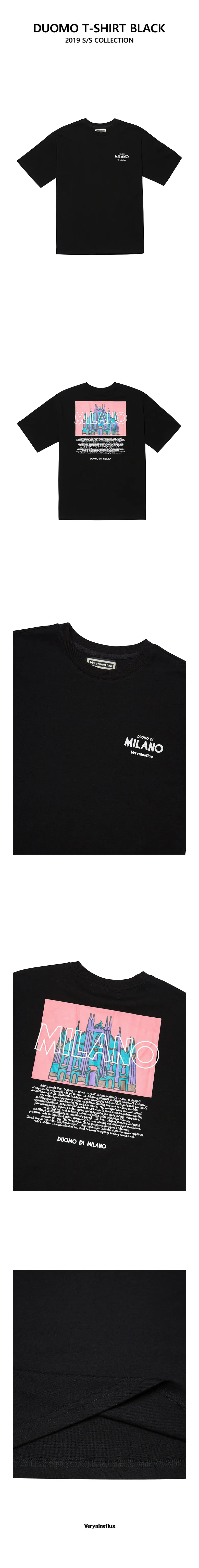 MILANOバックスクエアプリントTシャツ(ブラック) | 詳細画像3