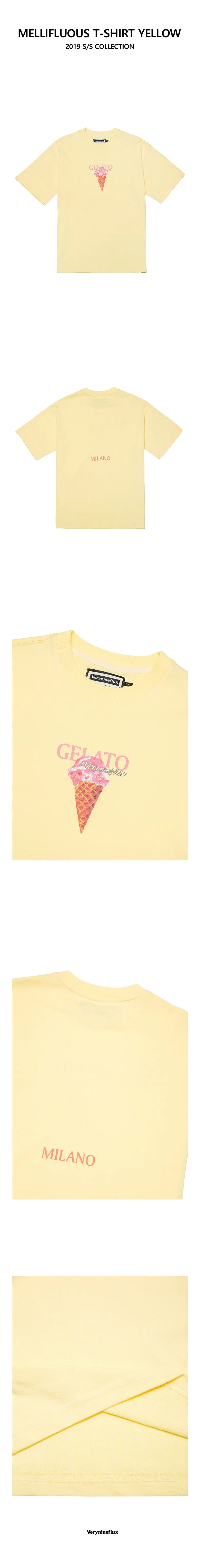 GELATOプリントTシャツ(イエロー) | 詳細画像3