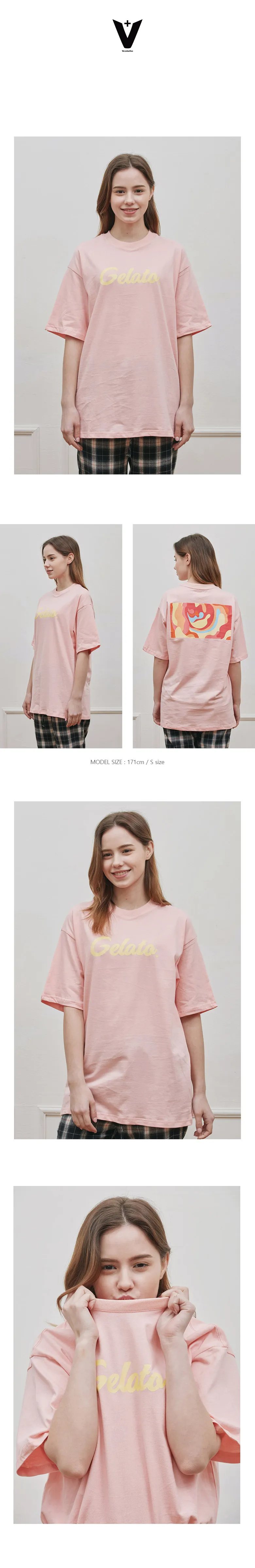 Gelato.半袖Tシャツ(ピンク) | 詳細画像2