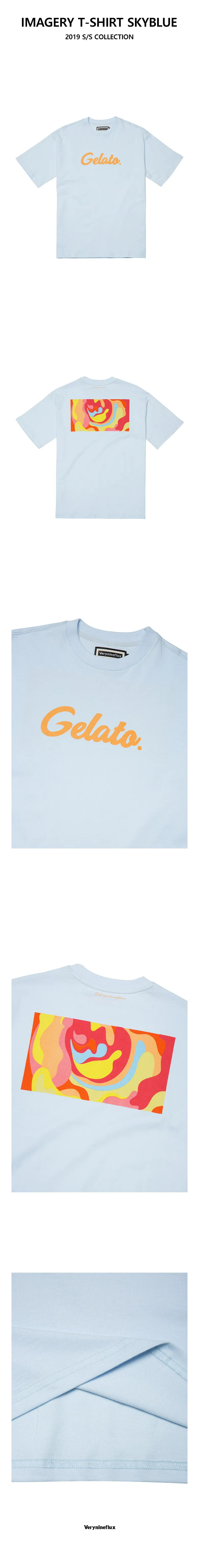 Gelato.半袖Tシャツ(スカイブルー) | 詳細画像3