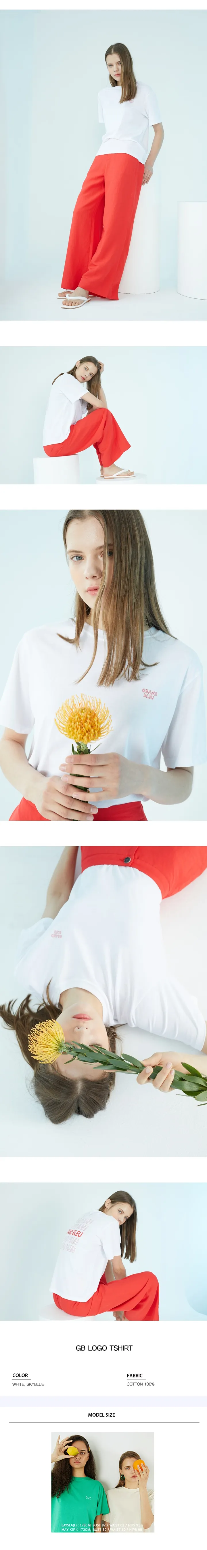 GRAND BLEUロゴTシャツ(ホワイト) | 詳細画像3