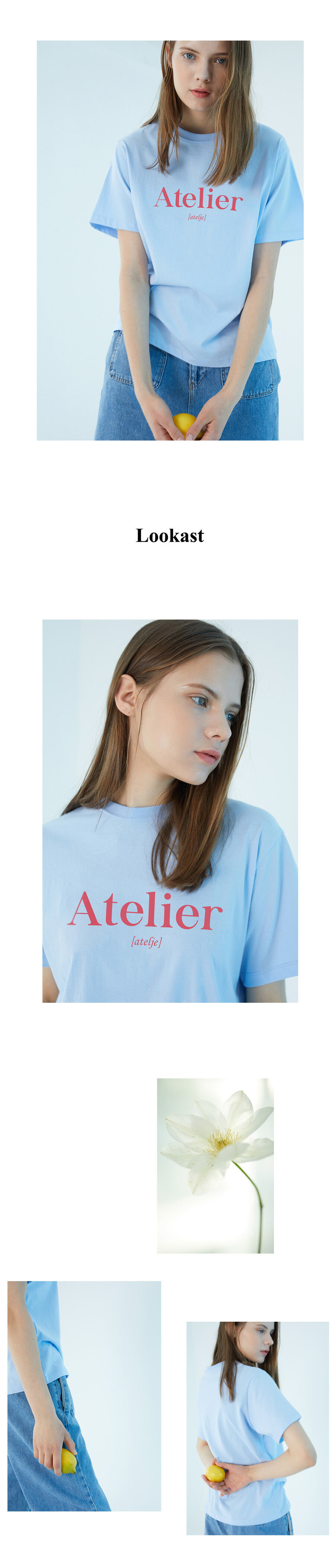 AtelierロゴTシャツ(ホワイト) | 詳細画像2