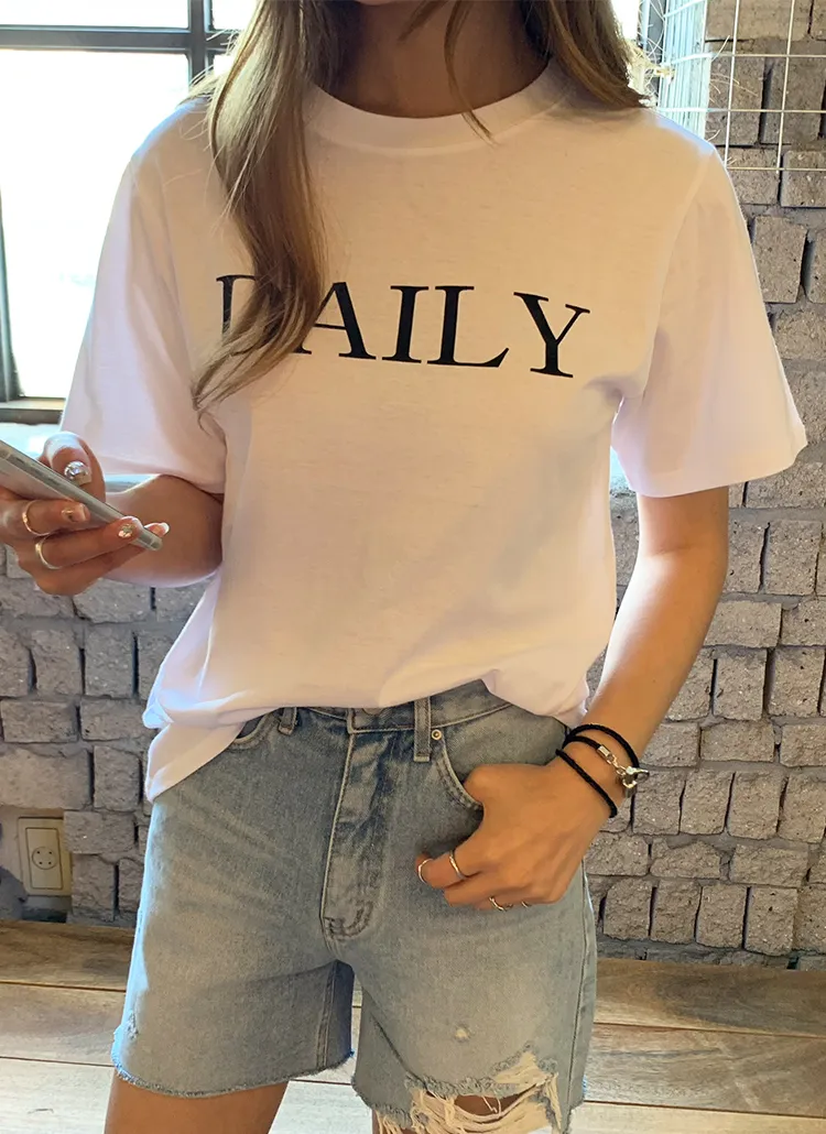 DAILYレタリングTシャツ | naning9 | 詳細画像1