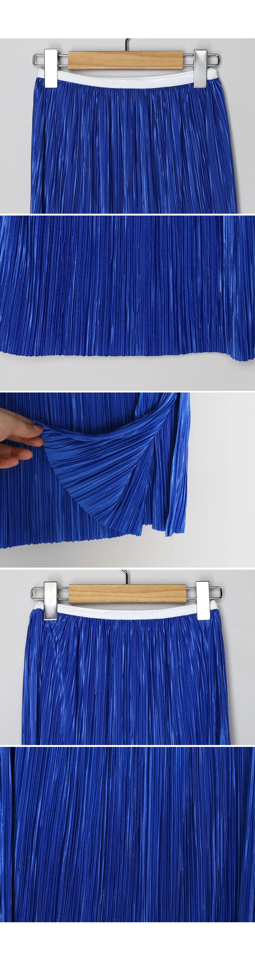 シルキープリーツロングスカート・全3色 | DHOLIC | 詳細画像8