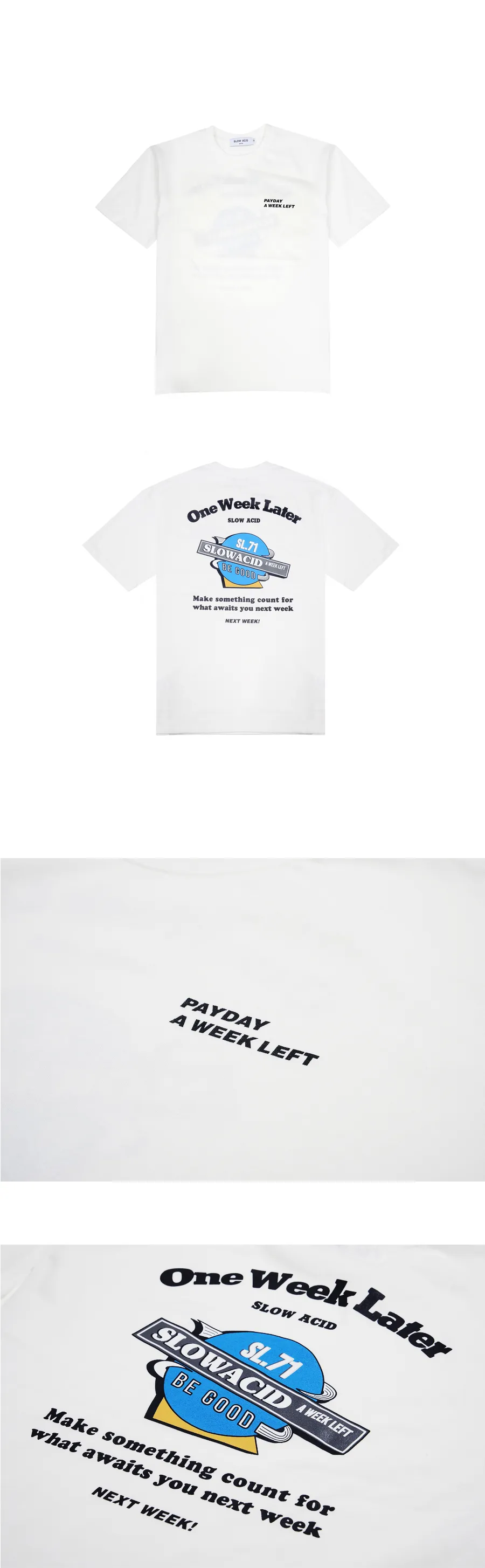Planetロゴ半袖Tシャツ(ホワイト) | 詳細画像5