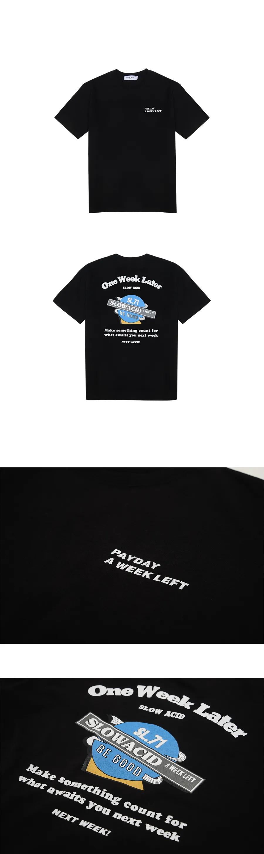 Planetロゴ半袖Tシャツ(ブラック) | 詳細画像5