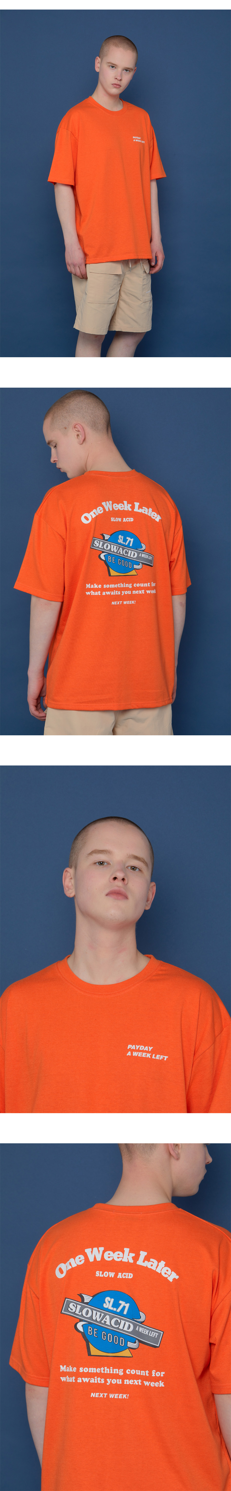 Planetロゴ半袖Tシャツ(オレンジ) | 詳細画像4