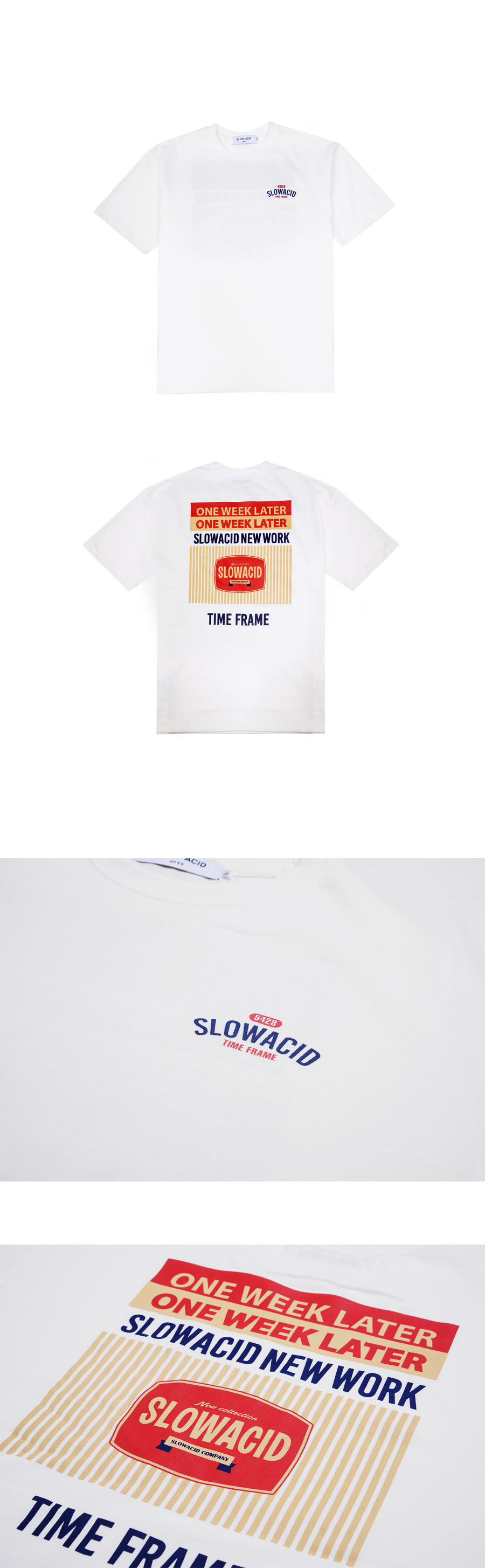 ボックスプリントTシャツ(ホワイト) | 詳細画像5