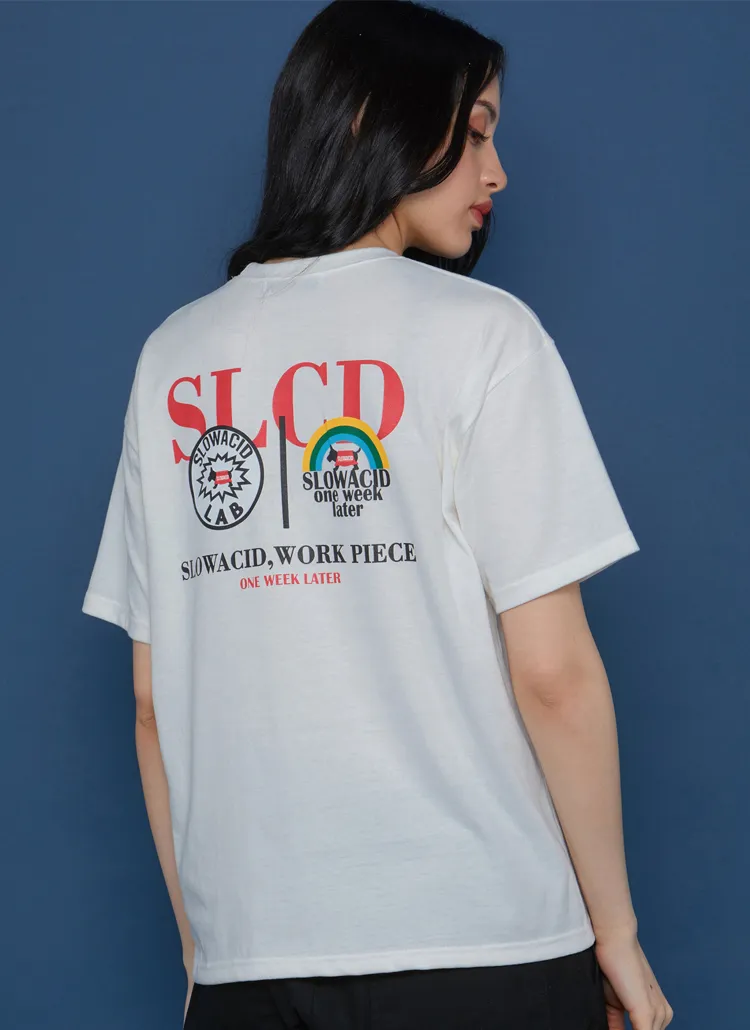 SLCDレインボーロゴTシャツ(ホワイト) | 詳細画像1