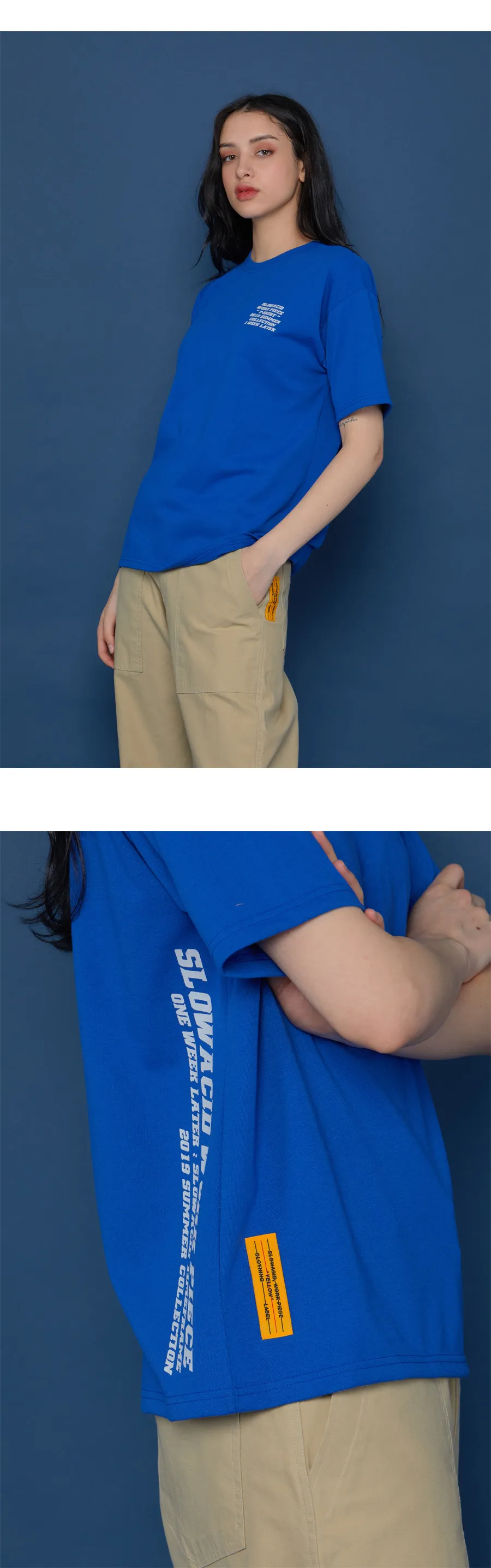 19SU半袖Tシャツ(ブルー) | 詳細画像4