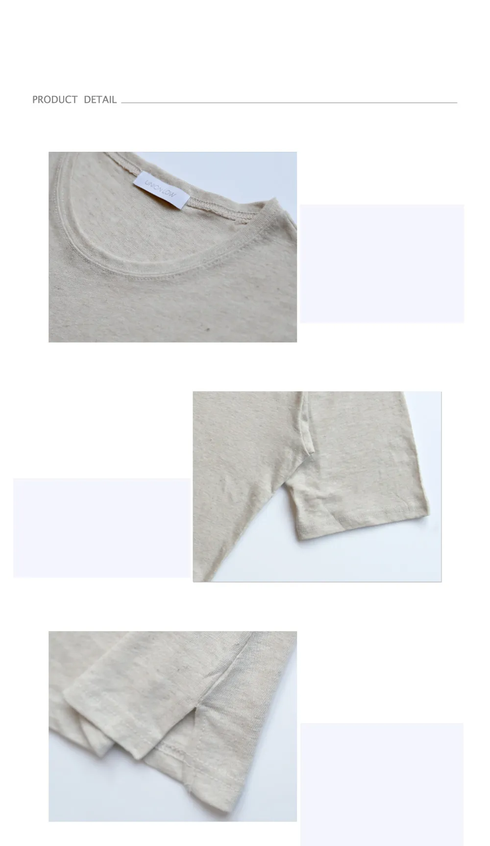 ベーシックリネンコットンシャツ(オートミール) | 詳細画像3