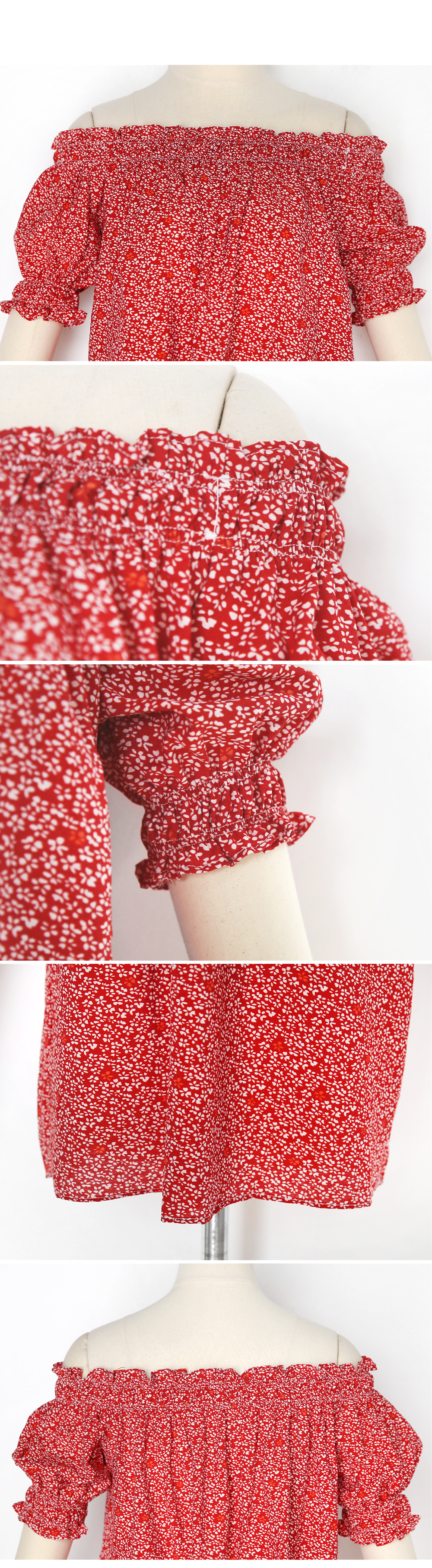 2WAY小花柄ブラウス・全2色 | DHOLIC | 詳細画像5