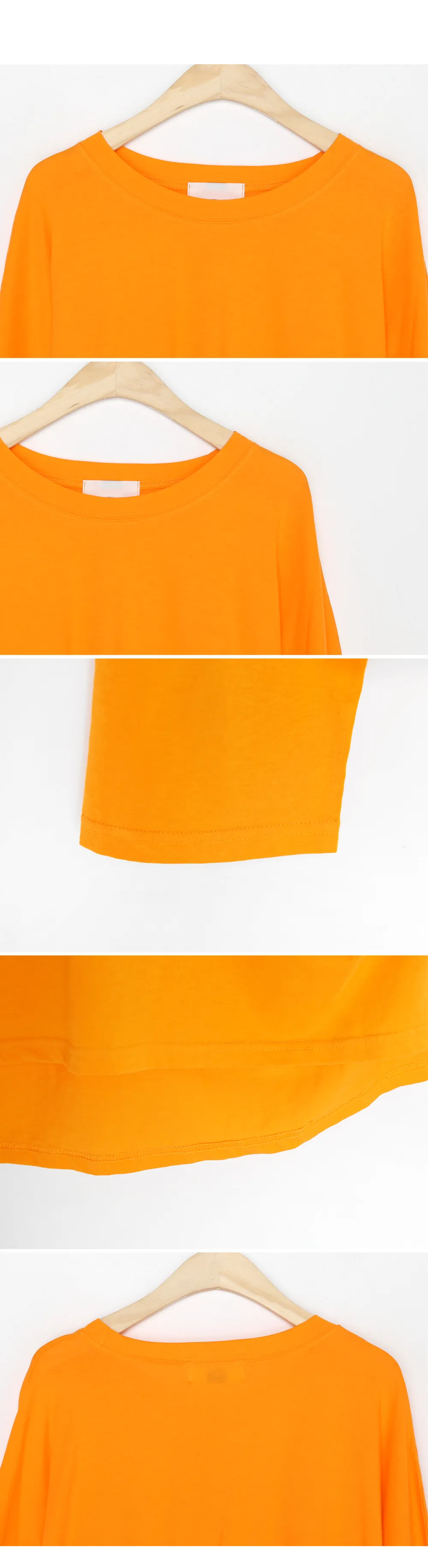 アンバランスヘムラウンドネックTシャツ・全5色 | DHOLIC | 詳細画像6