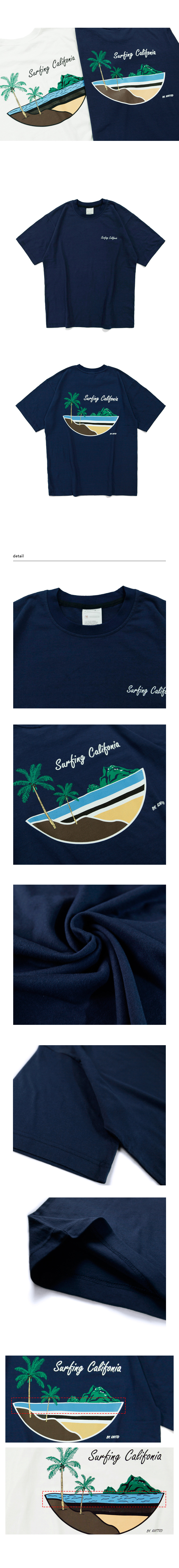 SURFINGバックロゴTシャツ(ネイビー) | 詳細画像2