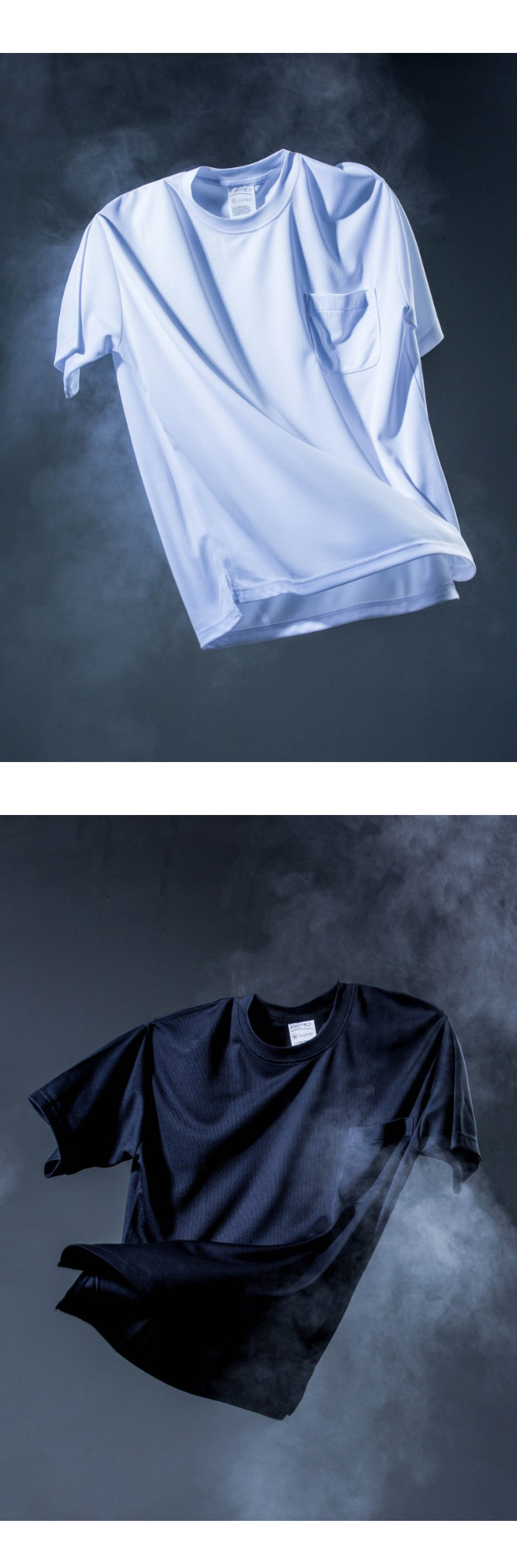 CoolonポケットTシャツ(ダークブルー) | 詳細画像3