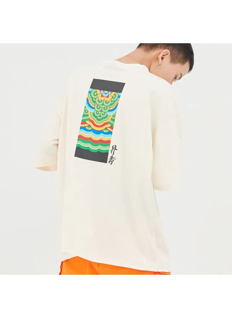 DancheongプリントTシャツ(オートミール) | 詳細画像1