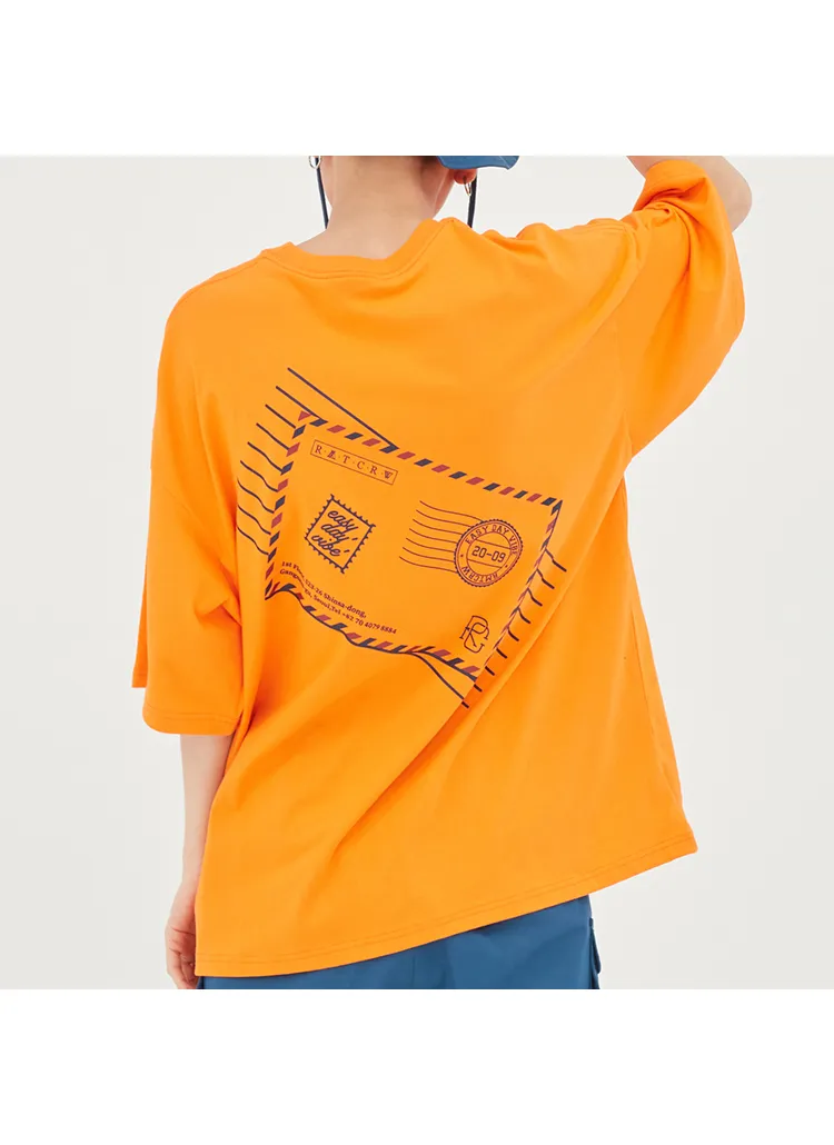 E.D.VポストマンロゴTシャツ(オレンジ) | 詳細画像1
