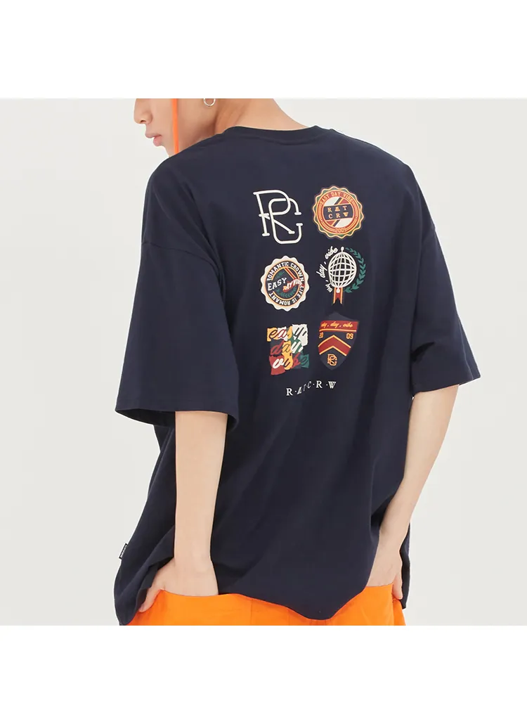RCチームロゴプリントTシャツ(ネイビー) | 詳細画像1